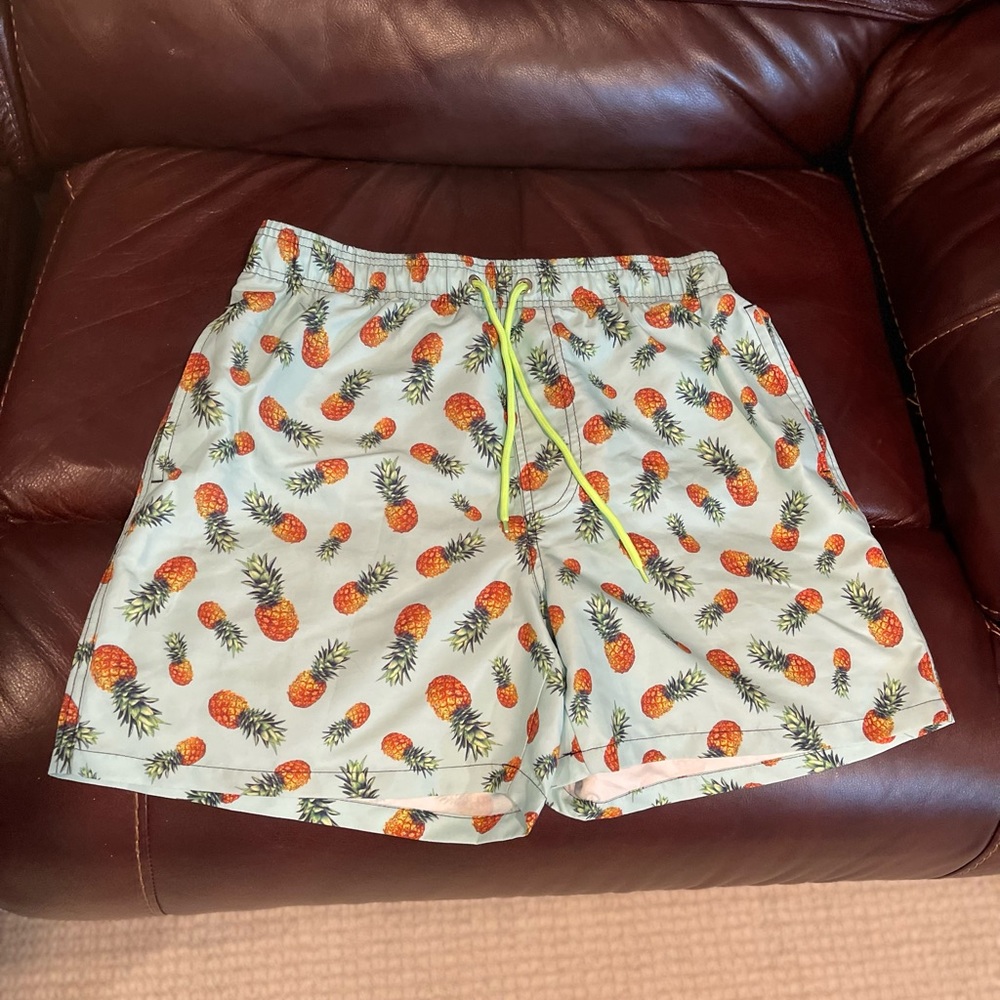 Men’s Pineapple Swim Trunks